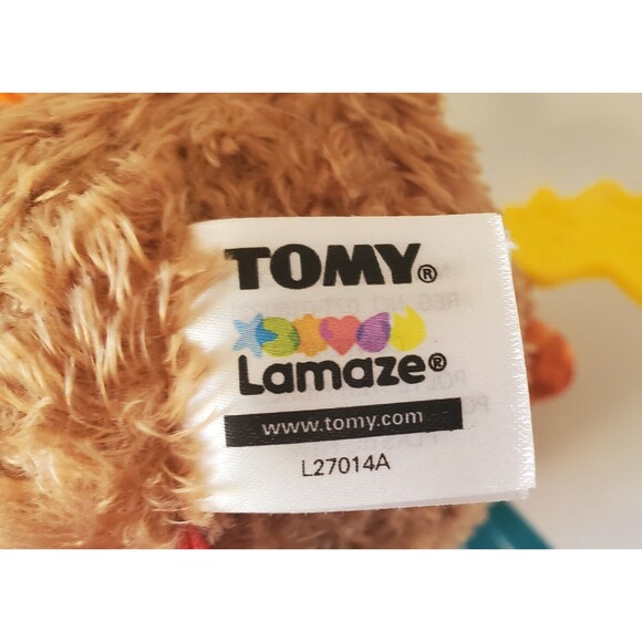 LAMAZE TOMY MORTIMER THE MOOSE BABY ACTIVITY TOY SQUEAKER Clip N Go Rattle Plush - Picture 9 of 9